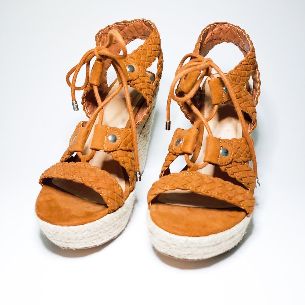 Mossimo Wedge Platform Espadrille Sandals NWOT
